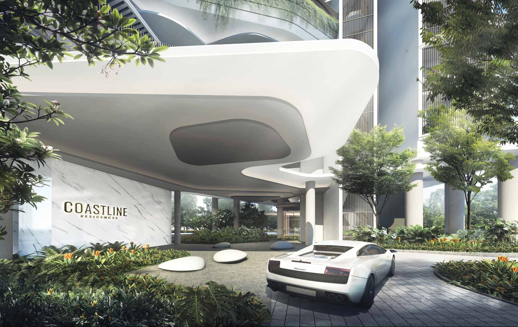 Drop-off and main lobby (artist’s impression)