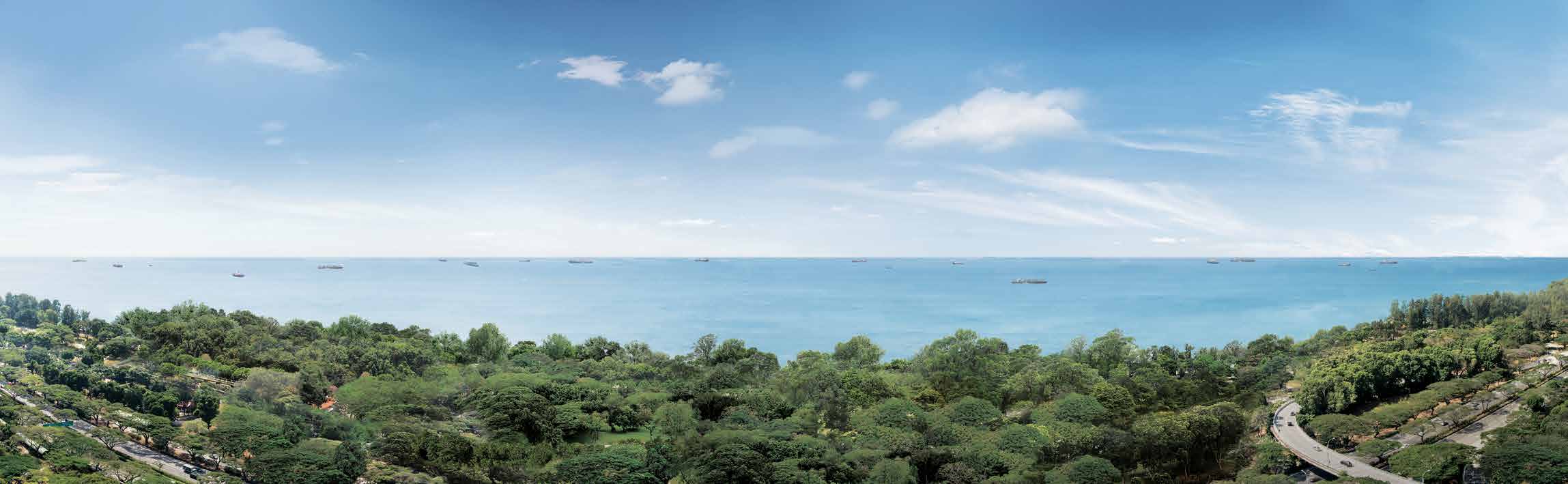 View towards the sea (artist’s impression)