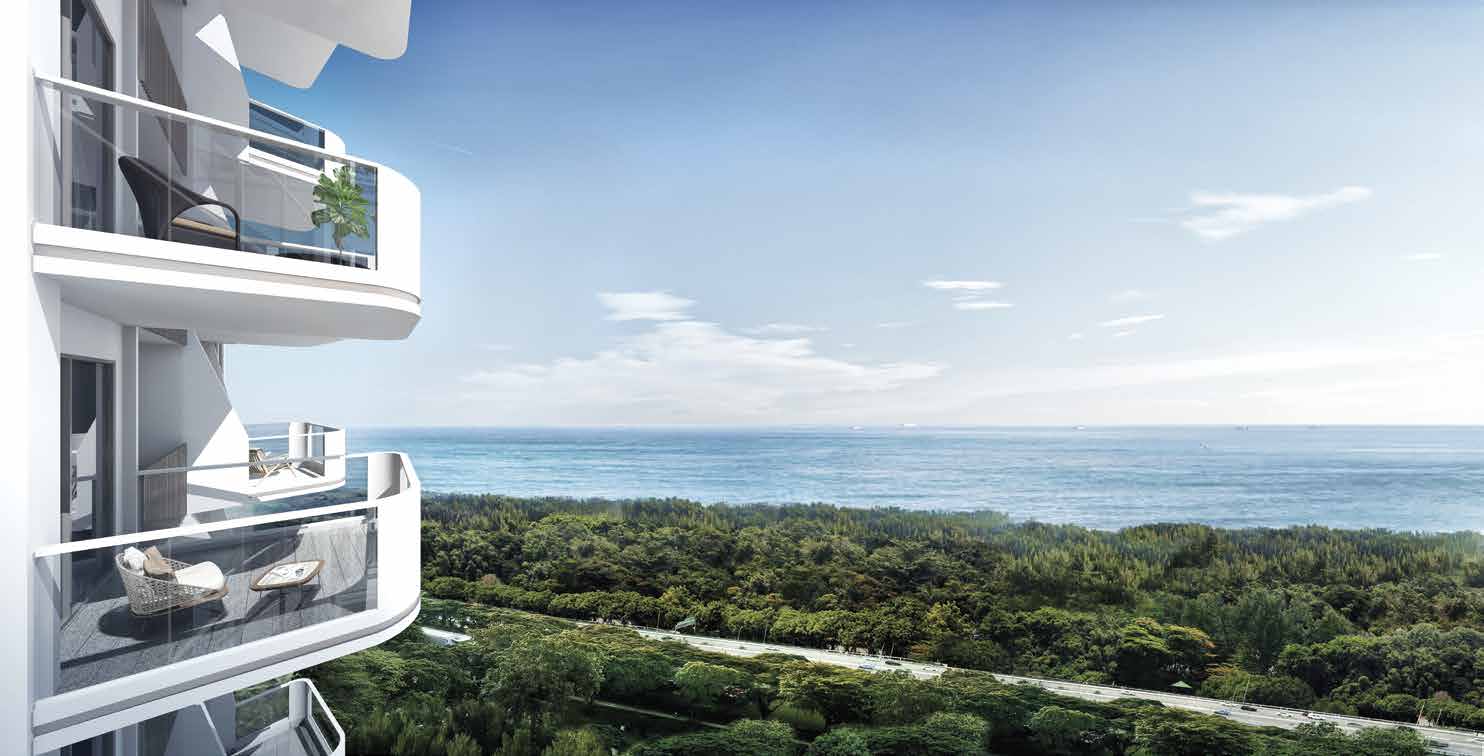 View from the balcony (artist’s impression)